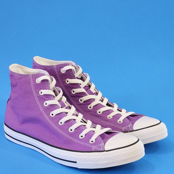 Converse Other - Converse CTAS High Top Classic Purple Canvas Unisex Sneakers A02356C NWT